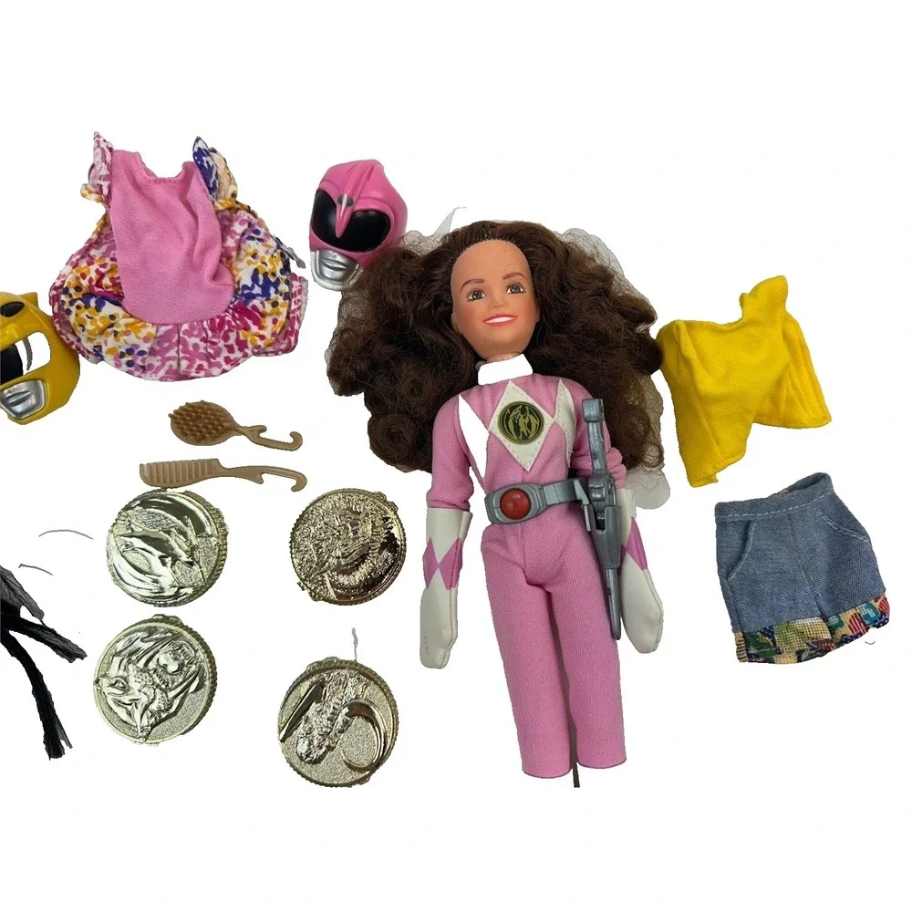 Mighty‎ Morphin Power Rangers Yellow Aisha Pink Kimberly 9